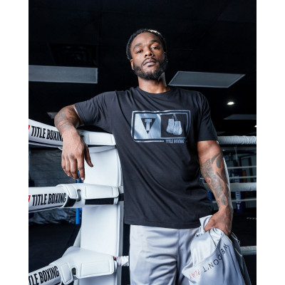 Оригинальная Футболка TITLE Boxing Dual-Frame Logo Tee - Black