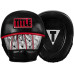 Оригинальные Лапы TITLE Boxing Valiant Micro Mitts - Black/Red