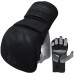 Оригинальные Перчатки RDX T15 Noir Hybrid MMA Grappling Gloves - Black
