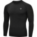 Оригинальная Компрессионная Футболка RDX T15 Long Sleeve Black Rash Guard - Black