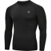 Оригинальная Компрессионная Футболка RDX T15 Long Sleeve Black Rash Guard - Black