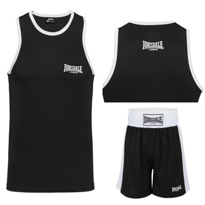 Оригинальная Боксерская Форма Lonsdale Boxing - Black/White