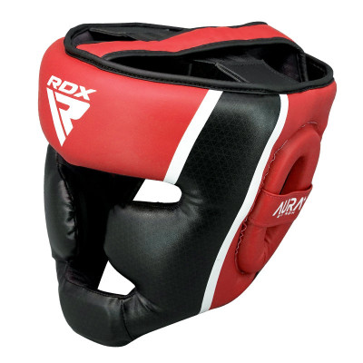 Оригинальный Шлем RDX Head Guard Aura Plus T-17 - Black/Red