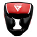 Оригинальный Шлем RDX Head Guard Aura Plus T-17 - Black/Red