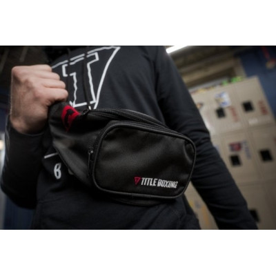 Оригинальная Cумка На Пояс TITLE Boxing Waist Bag - Black