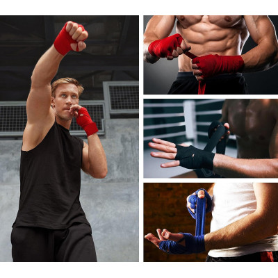 Оригинальные Бинты RDX WX Professional Boxing Hand Wraps (4.5M) - Black