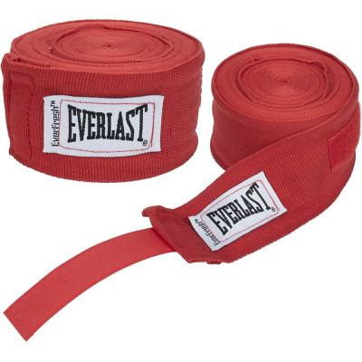 Оригинальные Бинты Everlast Pro Style Hand Wraps (4.57M) - Red