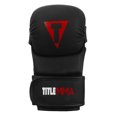 Оригинальные Перчатки TITLE MMA Striker Sparring Gloves - Black