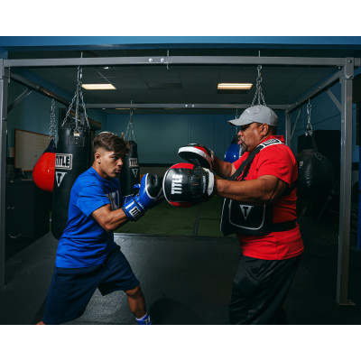 Оригинальные Лапы TITLE Boxing Aerovent Excel Incredi Mitts 2.0 - Black/White