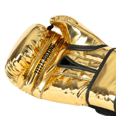 Оригинальные Боксерские Перчатки TITLE Boxing Limited Gold Pro Training Boxing Gloves - Gold