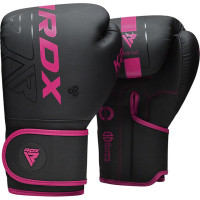 Оригинальные Боксерские Перчатки RDX F6 Kara Boxing Training Gloves - Black/Pink