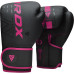 Оригинальные Боксерские Перчатки RDX F6 Kara Boxing Training Gloves - Black/Pink