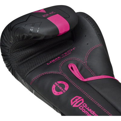 Оригинальные Боксерские Перчатки RDX F6 Kara Boxing Training Gloves - Black/Pink