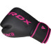 Оригинальные Боксерские Перчатки RDX F6 Kara Boxing Training Gloves - Black/Pink