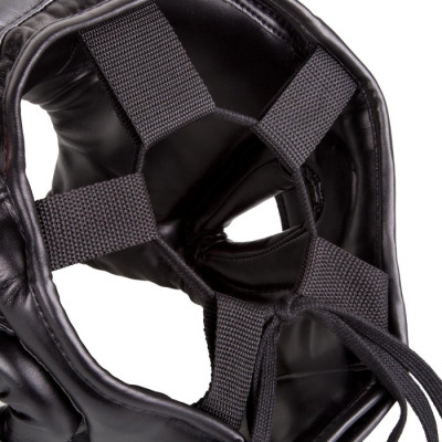 Оригинальный Шлем С Бампером Venum Elite Iron Headgear - Black/Grey