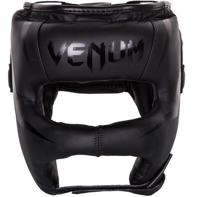 Оригинальный Шлем С Бампером Venum Elite Iron Headgear - Black