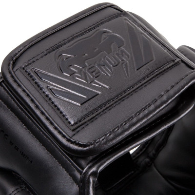 Оригинальный Шлем С Бампером Venum Elite Iron Headgear - Black