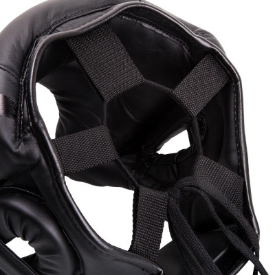 Оригинальный Шлем С Бампером Venum Elite Iron Headgear - Black