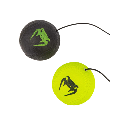 Оригинальный Файтбол Venum Reflex Ball - Black/Light Green