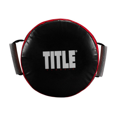 Оригинальная Макивара TITLE Classic Round Punch Shield V2 - Black/Red