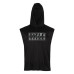 Оригинальная Безрукавка TITLE Boxing Simply Shredded Sleeveless Hoodie - Black/Grey