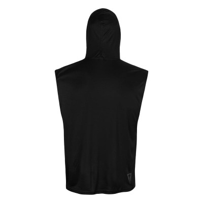 Оригинальная Безрукавка TITLE Boxing Simply Shredded Sleeveless Hoodie - Black/Grey