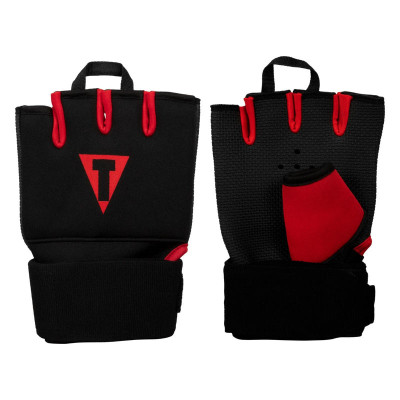 Оригинальные Бинты TITLE Boxing Defender Glove Wraps - Black/Red