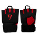 Оригинальные Бинты TITLE Boxing Defender Glove Wraps - Black/Red