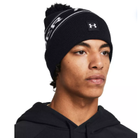 Оригинальная Шапка Under Armour Halftime Pom Beanie - Black