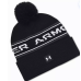 Оригинальная Шапка Under Armour Halftime Pom Beanie - Black