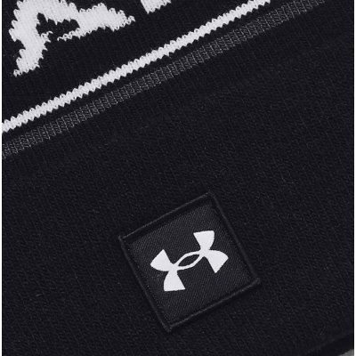 Оригинальная Шапка Under Armour Halftime Pom Beanie - Black