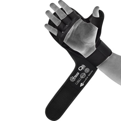 Оригинальные Перчатки RDX Grappling Gloves Shooter Aura Plus T-17 - Black/Golden