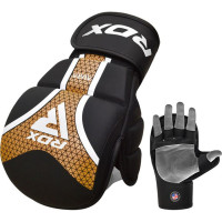 Оригинальные Перчатки RDX Grappling Gloves Shooter Aura Plus T-17 - Black/Golden
