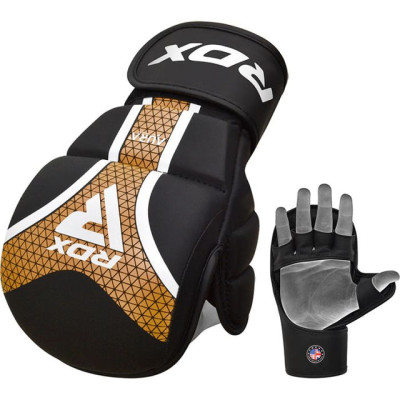 Оригинальные Перчатки RDX Grappling Gloves Shooter Aura Plus T-17 - Black/Golden