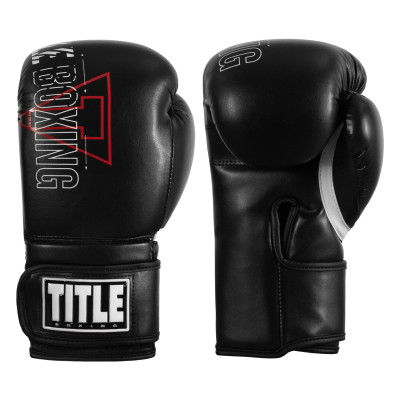 Оригинальные Боксерские Перчатки TITLE Boxing Peak Training Boxing Gloves - Black