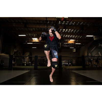 Оригинальные Наколенники RDX K1 Sports Padded Knee Brace - Black/Gold
