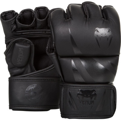Оригинальные Перчатки Venum Challenger MMA Gloves - Matte/Black