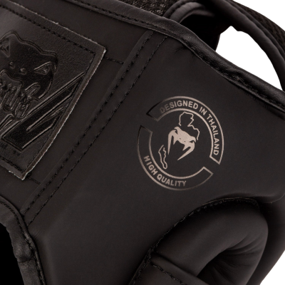 Оригинальный Детский Шлем Venum Challenger Kids Headgear - Black/Black