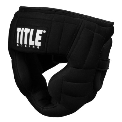 Оригинальный Шлем Для Тренировки Мышц Шеи TITLE Boxing Weighted Headgear - Black