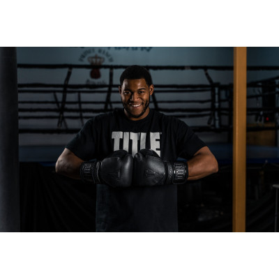 Оригинальные Боксерские Перчатки TITLE Black Training Boxing Gloves 2.0 - Black