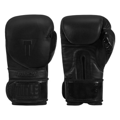 Оригинальные Боксерские Перчатки TITLE Black Training Boxing Gloves 2.0 - Black