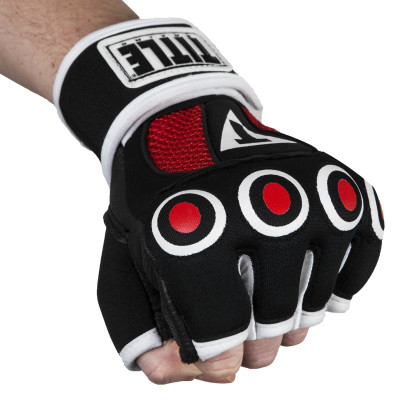 Оригинальные Гелевые Бинты TITLE Boxing Gel Rage Fist Wrap Gloves - Black/Red