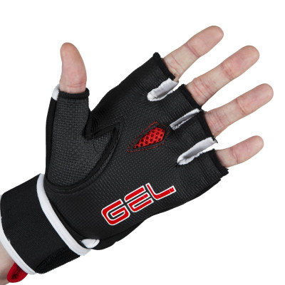 Оригинальные Гелевые Бинты TITLE Boxing Gel Rage Fist Wrap Gloves - Black/Red