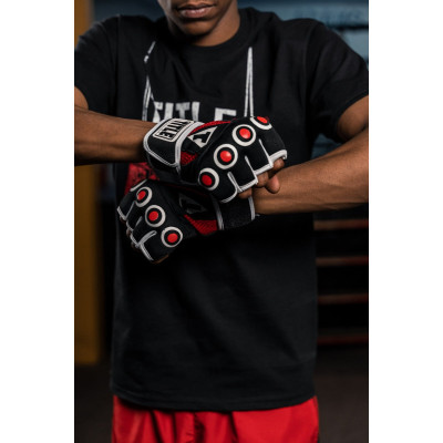 Оригинальные Гелевые Бинты TITLE Boxing Gel Rage Fist Wrap Gloves - Black/Red