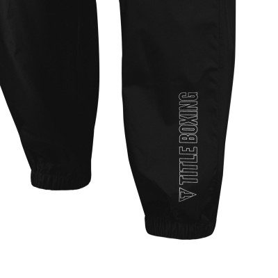 Оригинальный Костюм Сауна TITLE Boxing Reign Rubberized Sauna Suit - Black