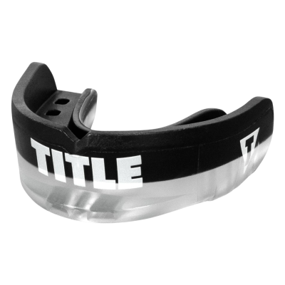 Оригинальная Капа TITLE Boxing Air Force Duo-Defense Mouthguard 2.0 - Black/Clear