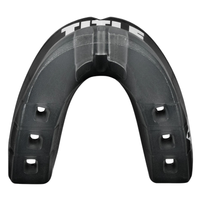 Оригинальная Капа TITLE Boxing Air Force Duo-Defense Mouthguard 2.0 - Black/Clear