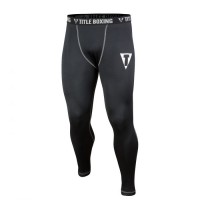 Оригинальные Компрессионные Штаны TITLE Pro Compress Revolt Full Leggings - Black