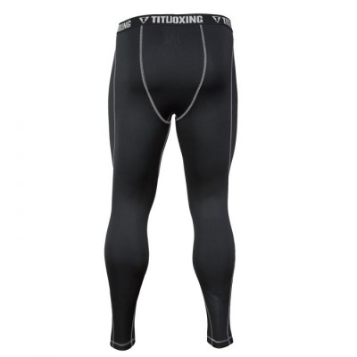 Оригинальные Компрессионные Штаны TITLE Pro Compress Revolt Full Leggings - Black