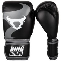Оригинальные Боксерские Перчатки Ringhorns By Venum Boxing Gloves - Black/Grey